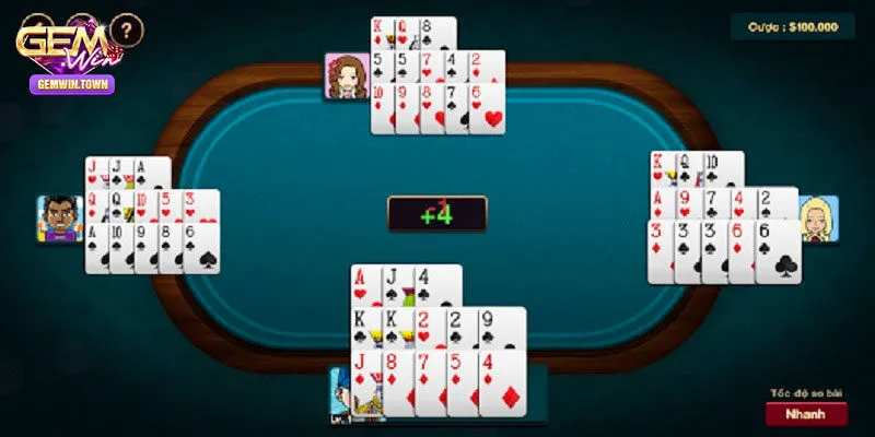 Mậu Binh - Game Đánh Bài Ăn Khách Tại Cổng Game Gemwin